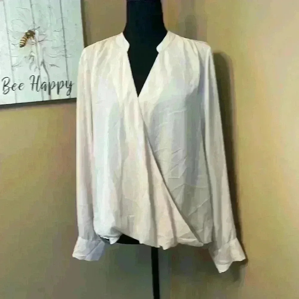 The Limited Blush Pink Polyester Blouse